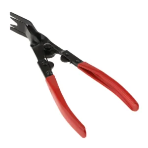 Car Automotive Hand Tool Metal Clip Removal Pliers Red Handle for Fastener Body Panel Trim Removal in Vehicles