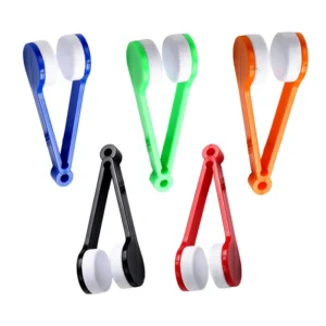 5Pcs Soft Microfiber Spectacles Cleaner Wiping Tools Creative Two-side Glasses Brush Portable Glasses Cleaning Rub Soft
