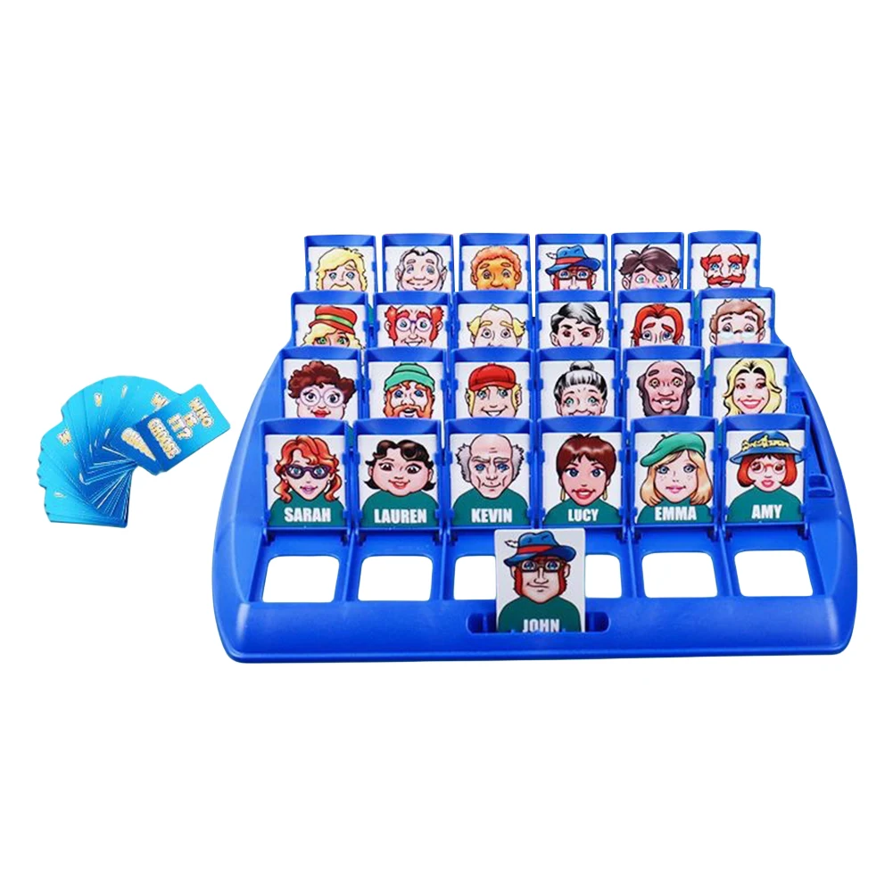 Guess Who Is It Board Game Puzzle Logic Reasoning Game Educational Toys Parent-child Interactive Board Game Party Supplies - الصورة 2