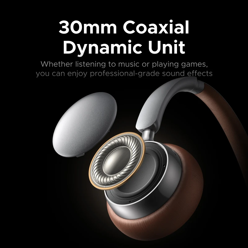 UGREEN ANC Active Noise Cancelling Headphones Wireless Over Ear Bluetooth Earphones - الصورة 3