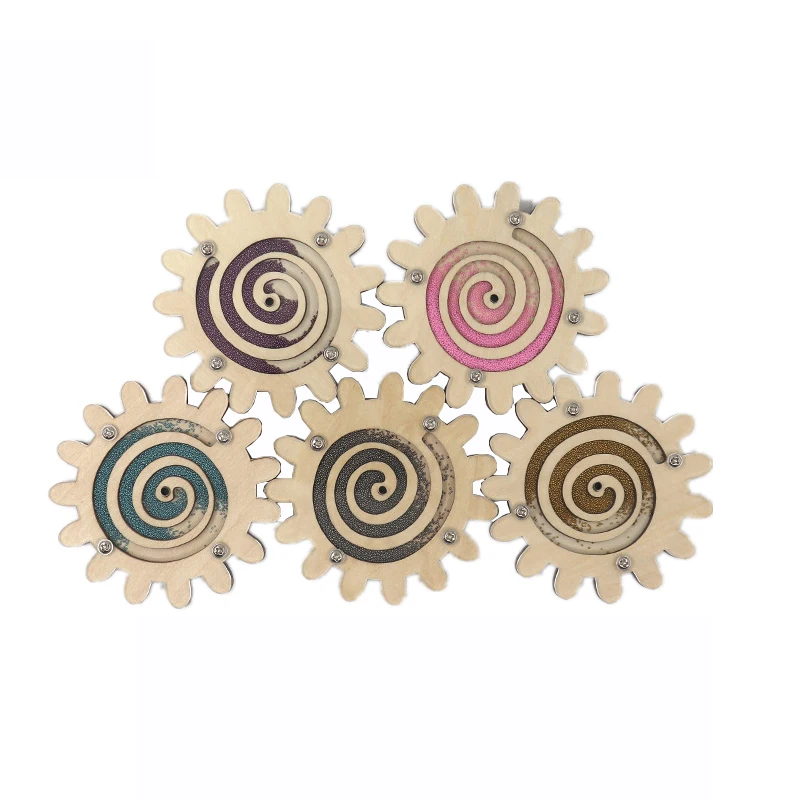 Busy Board Accessories Montessori Wooden Toy Key Lock Switch Slides Paillette Educational Toy Early Education Training Toy Gifts - الصورة 6