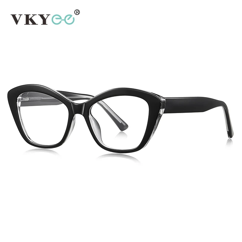 VICKY New Fashionable Personality Simple Butterfly Frames Women's Anti-blue Light Reading Glasses Can Be Customized Prescription - الصورة 4