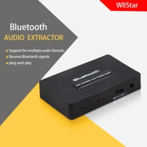 Hdmi Audio Extractor Wireless Bluetooth Receiver For Car Stereo Mp3 Player Sound Box With 3.5mm Earphones And Spdif Output Jack