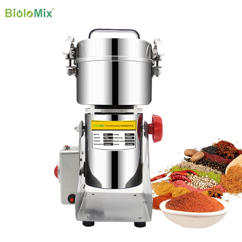 700g Swing Type Electric Grains Herbal Spices Powder,Dry Food Miller,High Speed,ELEKCHEF by Biolomix Display Coffee Grinder - الصورة 2
