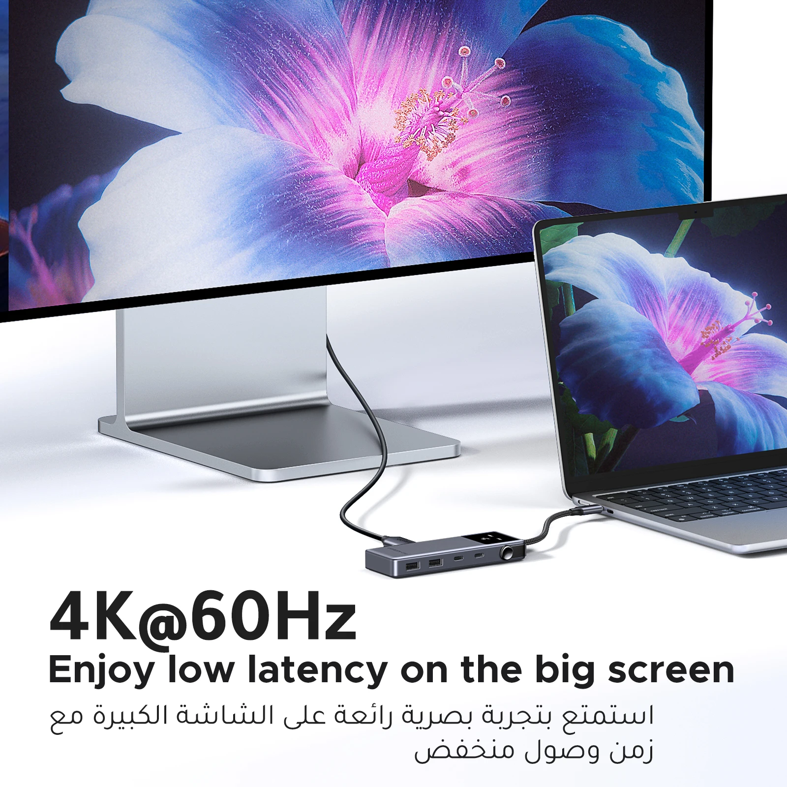 UGREEN Uno USB C HUB 6-in-1 4K60Hz PD100W 10Gbps USB3.2 Splitter Adapter for Laptop Macbook Pro Air USB Expander Docking Station - Image 2