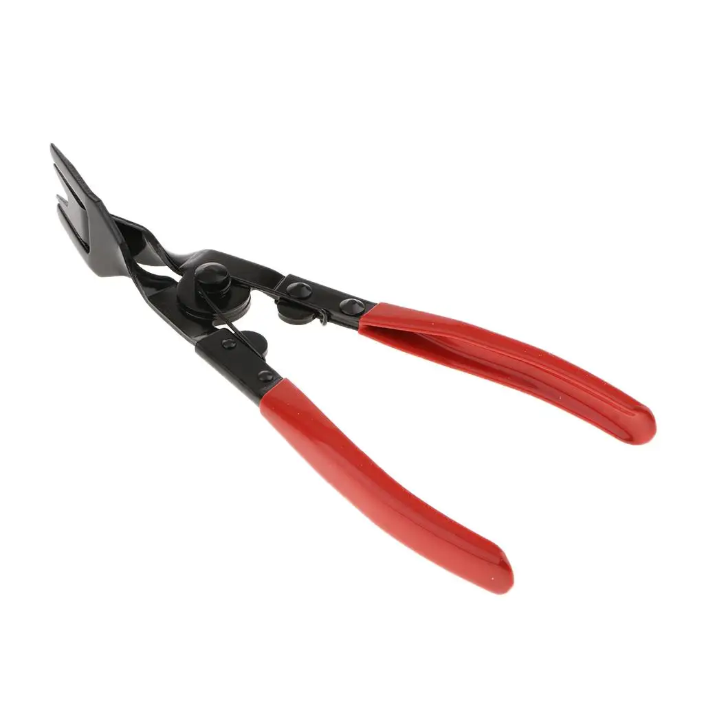 Car Automotive Hand Tool Metal Clip Removal Pliers Red Handle for Fastener Body Panel Trim Removal in Vehicles Car Automotive Hand Tool Metal Clip Removal Pliers Red Handle for Fastener Body Panel Trim Removal in Vehicles