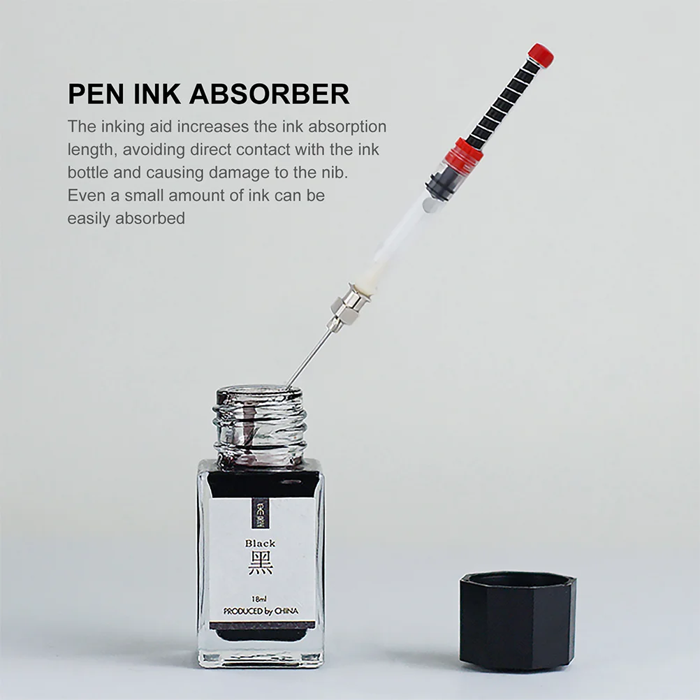 6 Pcs Premium Fountain Pen Ink Converter Lightweight Filling Assistant Ink Absorber Device For 2.6mm Pens Stationery Supplies - Image 5