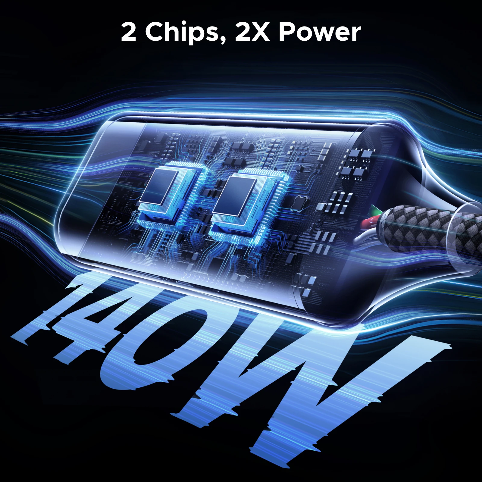 UGREEN 2-in-1 USB C to USB C Cable PD140W Max Type-C Cable Fast Charging for MacBook Laptop iPhone16/15 iPad Accessories 1.5M/2M - الصورة 5