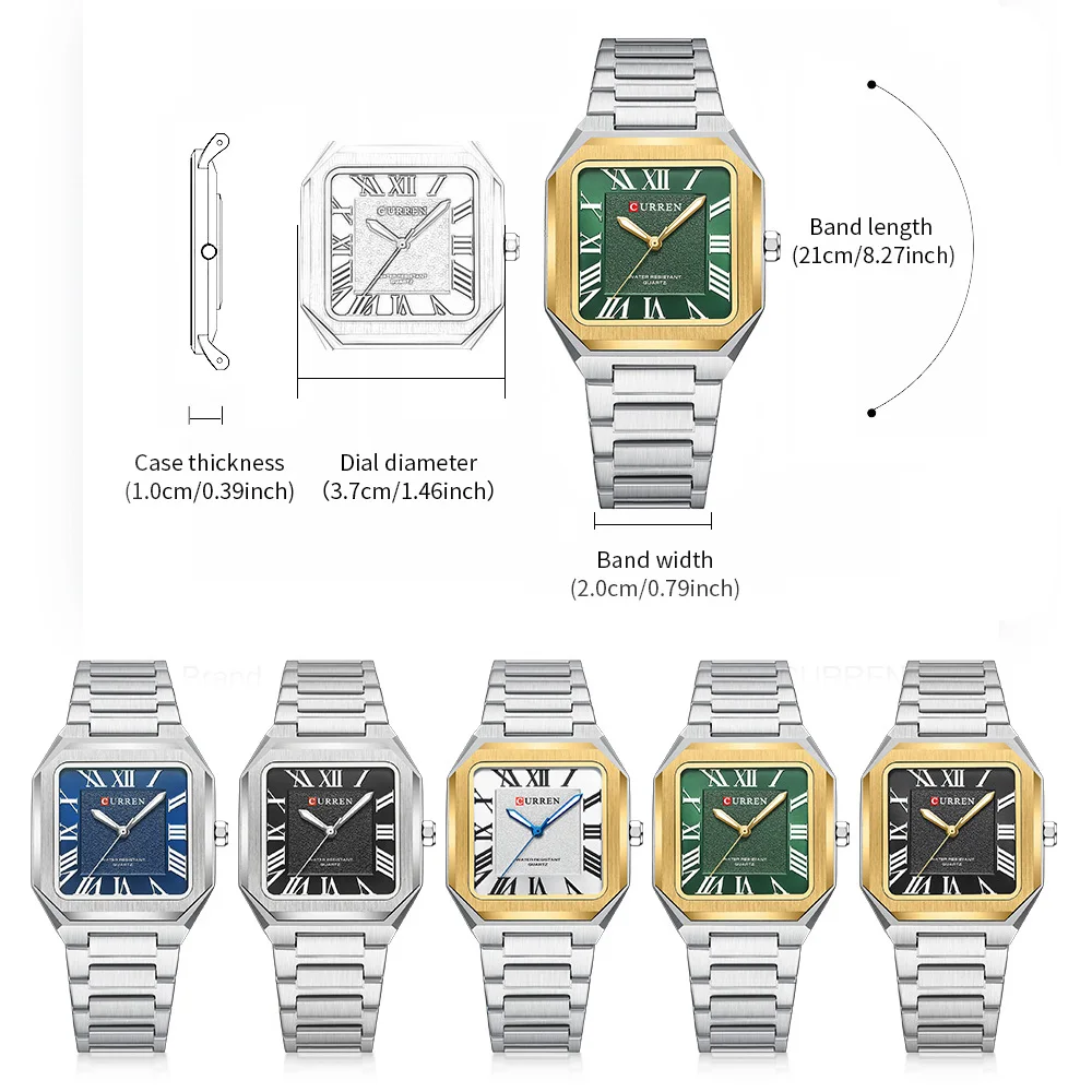 ساعة رجالية كلاسيكية بعقارب مضيئة - Image 4