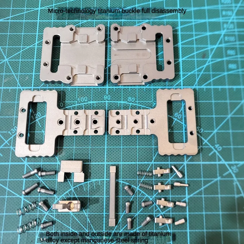 1PC EDC Tools Bison Leather Cobra Buckle Head Outdoor Titanium Alloy Belt Buckle Head African Strong And Durable - Image 6