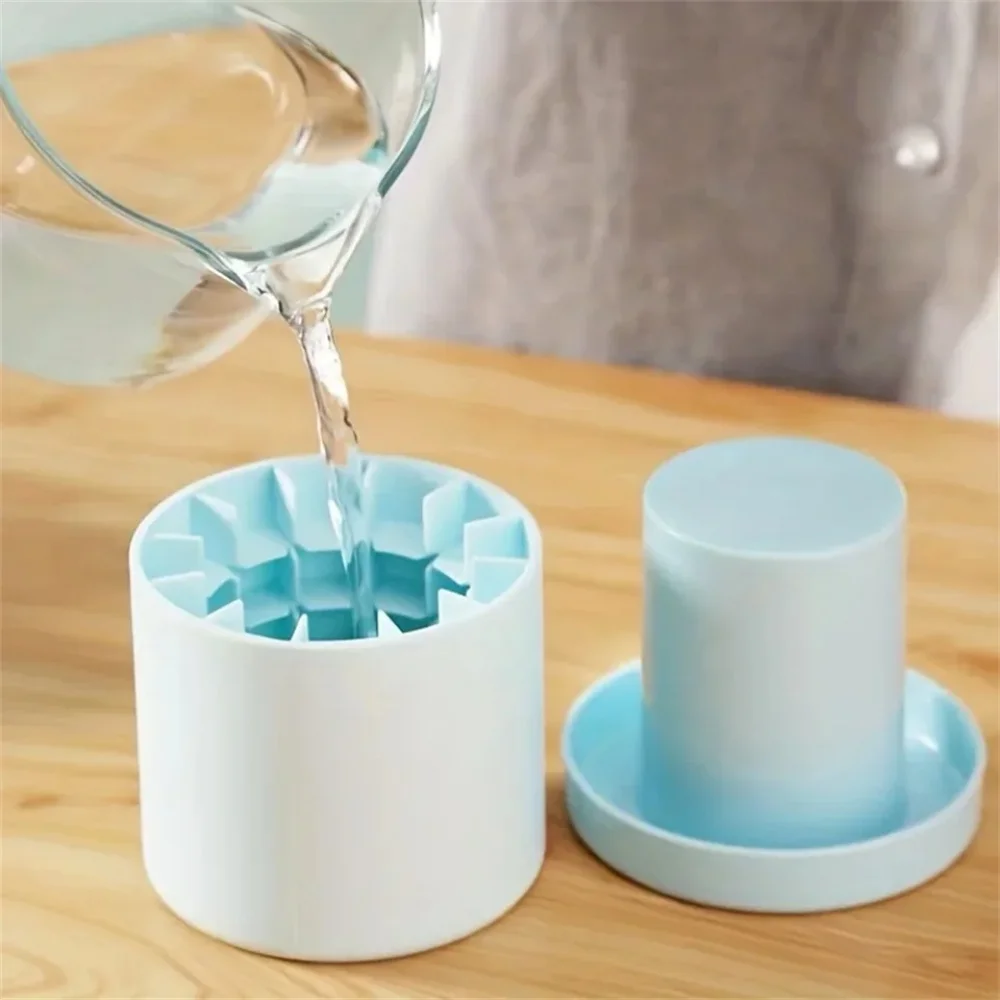 Ice Cubes Silicone Mold Mini Silicone Cylinder Ice Crate Household DIY Refrigerator Freeze Ice Maker Creative Barware Drink Tool - الصورة 3