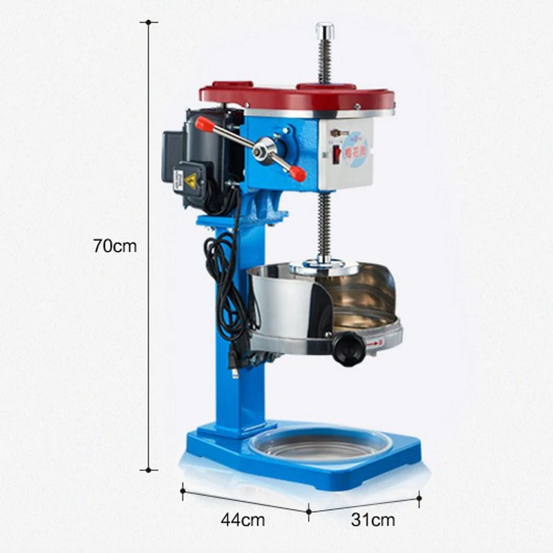 Dual-purpose Snowflake Ice Machine, Sand Ice Machine, Electric Ice Crusher, Commercial Copper Plate Shaving Ice Machine - الصورة 6