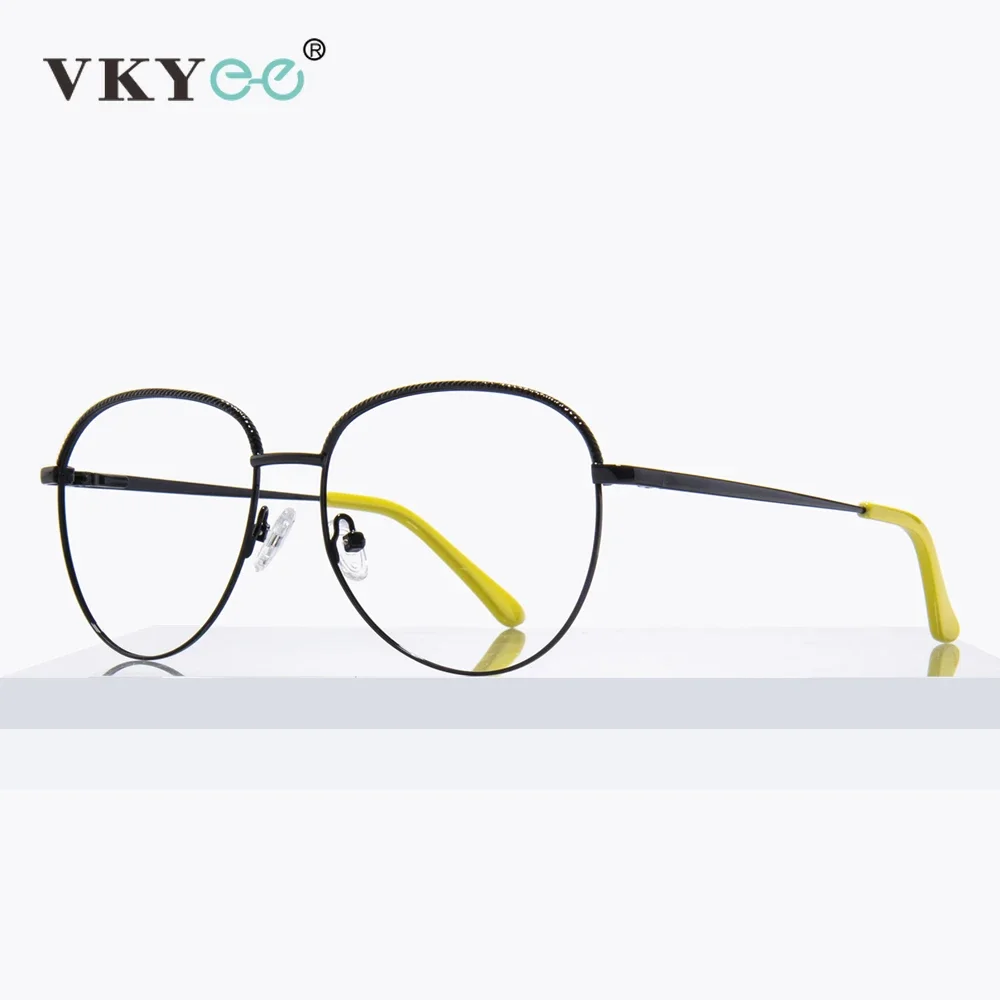 VICKY New Fashion Women Retro Anti Blue Light Blocking Eyeglasses Frame Computer Eyewear Eye protection Glasses PFD3036 - الصورة 3