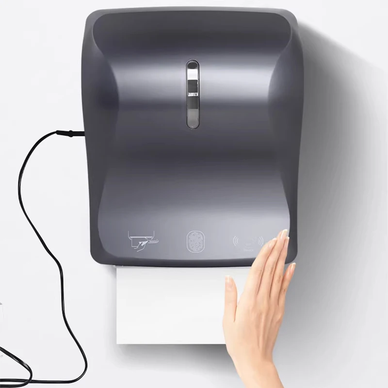 Automatic Sensor-Activated Tissue Dispenser Shopping Mall/Hotel/Restaurant Tissue Dispenser Commercial Wall-Mounted Touch-Activa - الصورة 6