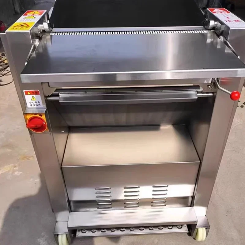 Thickness Adjustable Beef Skin Removing Machine Meat Peeler Pork Skin Peeling Machinery High Quality - Image 4