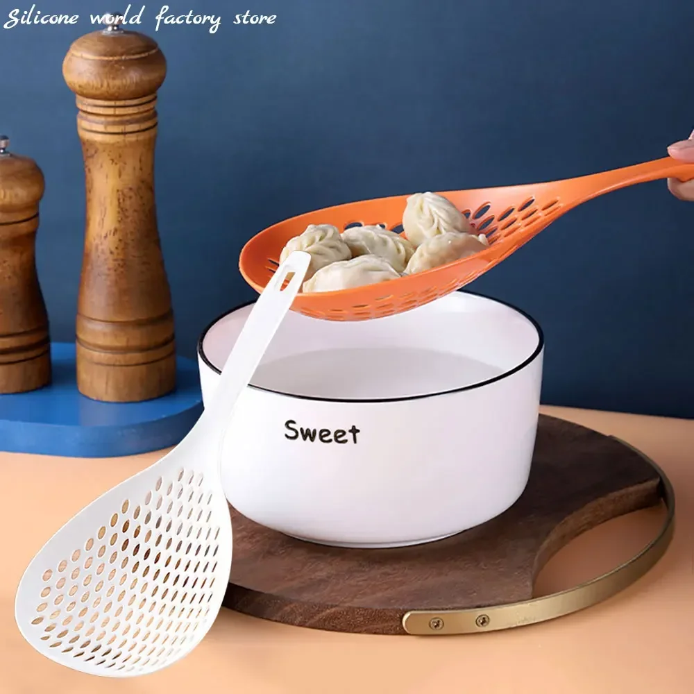 1 pc Large Capacity Spoon Withstand High Temperature Hung Dumplings Leaking Net Not Easy To Deform Kitchen Supplies