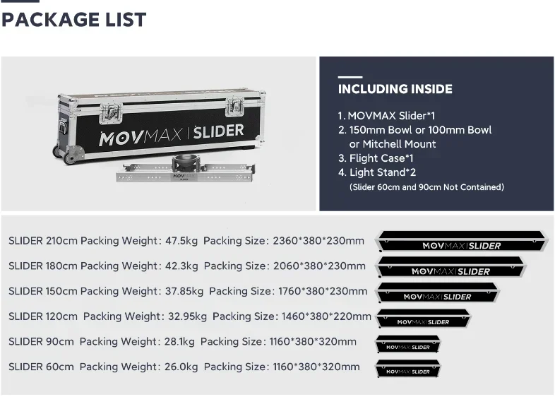 Vaxis MOVMAX 60CM Slider With 100mm Bowl or 150mm Bowl or Mitchell Mount - الصورة 6