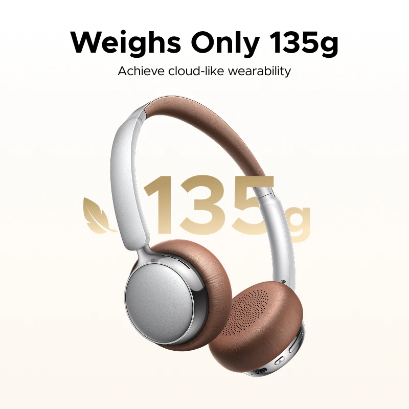 UGREEN ANC Active Noise Cancelling Headphones Wireless Over Ear Bluetooth Earphones - الصورة 4