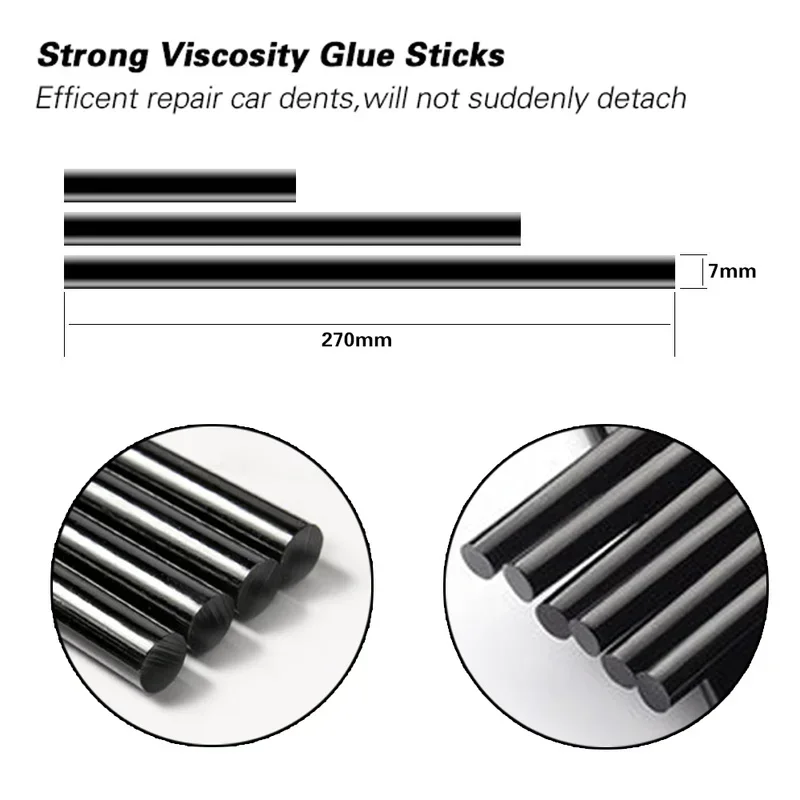 1/5/10PCS 7MM 11MM Strong Adhesion Car Dent Repair Glue Sticks Paintless Body Repair Hot Melt Strip Tool for Car Damage Fix - الصورة 5