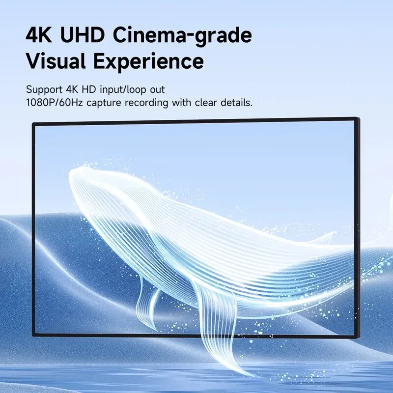 Hagibis 4K HDMI-Compatible Video Capture Card Loop Out for Game Recording Live Streaming 1080P Grabber MS2131 for PS4/5 Switch - Image 2