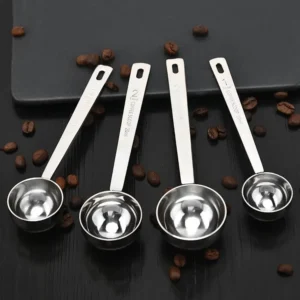 High-quality Stainless Steel Measuring Spoon Blending 5/10/15/20/30ML Powder Spoon Thicken Tablespoon Coffee