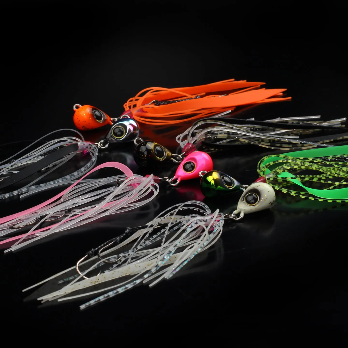 Magic Works Mini Lure Light Nano Rubber Jig 5g 10g Micro Tairaba Head Silicone Fishing Skirts Artificial Bait Rockfishing Lures - الصورة 4