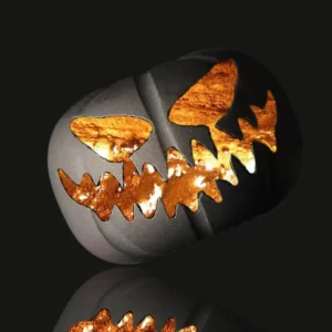1PC EDC Pocket Tool Paracord Beads Titanium Alloy Halloween Pumpkin Man Knife Beads Couple Necklace Bracelet Pendant