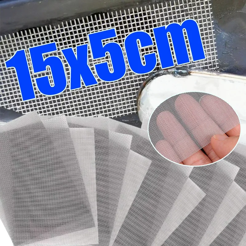 5~50pcs Car Bumper Stainless Steel Repair Net Plastic Crack Repair Mesh Net for Bumper Body Vents Welding Tools Car Accessories