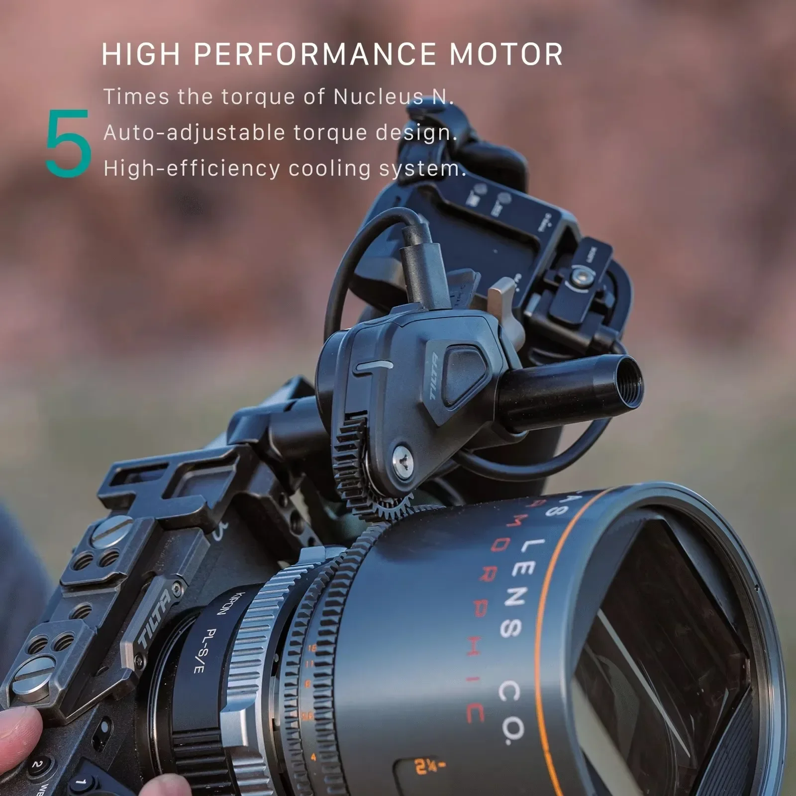 TILTA Nucleus Nano ii Nucleus-N 2.0 WLC-T05 Wireless Follow Focus Lens Control System Compatible for RS and Nucleus-M¿Motor - الصورة 5