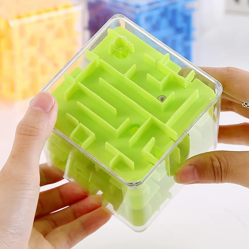 Maze Cube Puzzle Toys Educational Labyrinth IQ Brain Teaser Mind Games For Kids Party Favors Juegos De Inteligencia - الصورة 2
