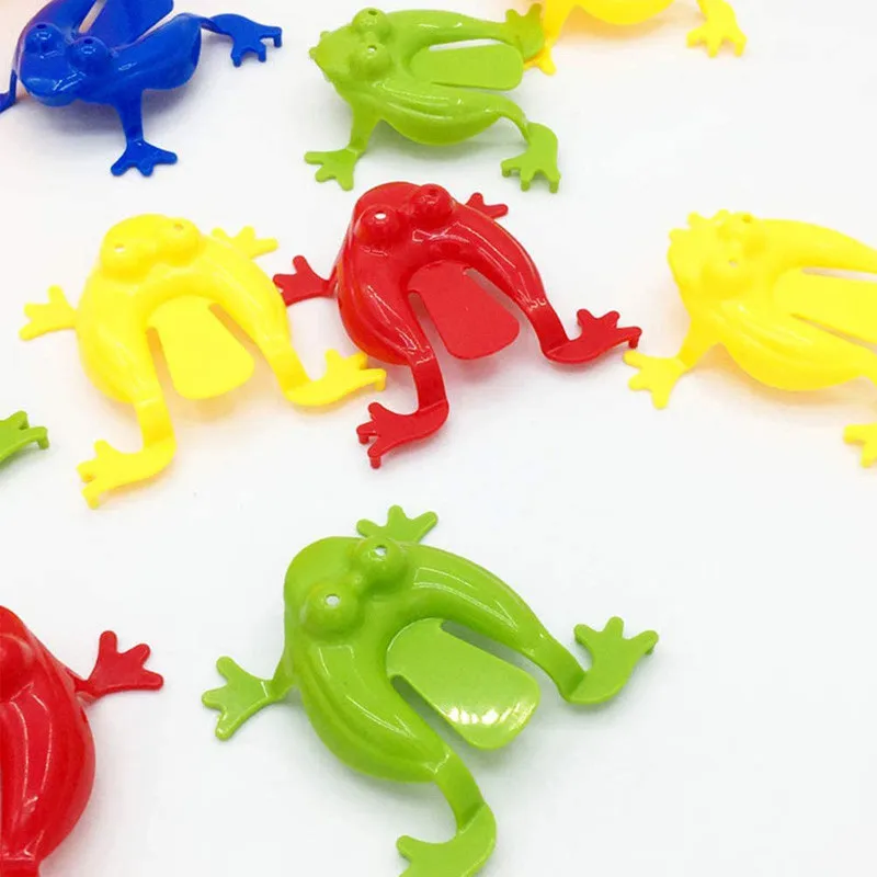 10/20Pcs Jumping Frog Bounce Fidget Toys For Kids Novelty Assorted Stress Reliever Toys For Children Birthday Gift Party Favor - Image 4