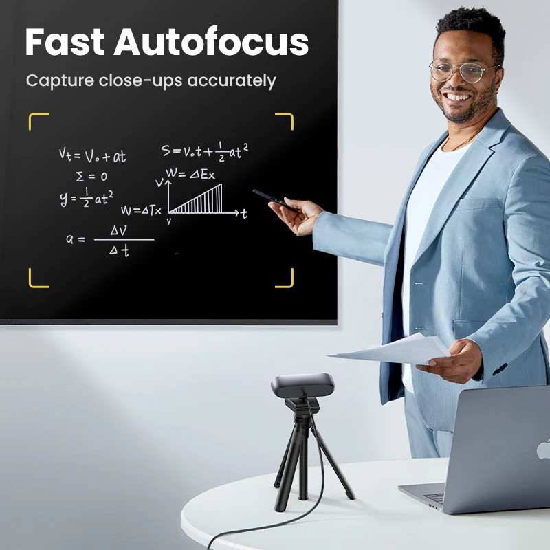 【RU】UGREEN USB 2K HD Mini For WebDual Microphones for Youtube Zoom Video Calling 2K USB - الصورة 4