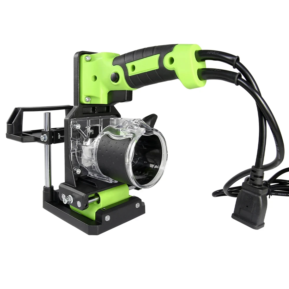 Allsome Mortise Jig Woodworking Slotting Locator Compact Router Attachment Router Edge Guide Trimming Machine - الصورة 4