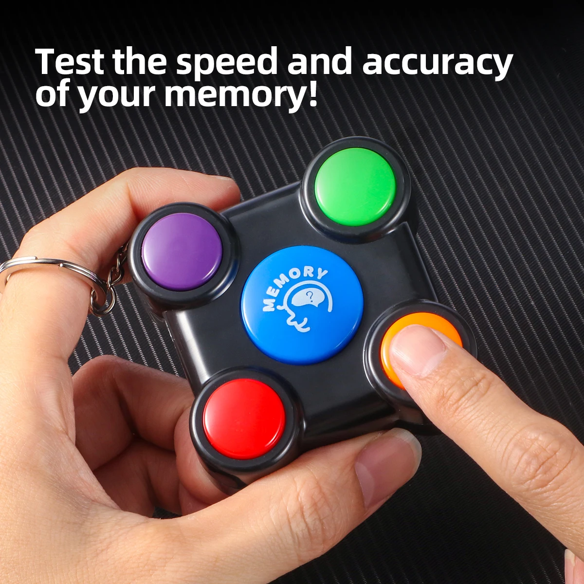 Creative puzzle mini memory game console toy - color box packaging - الصورة 3