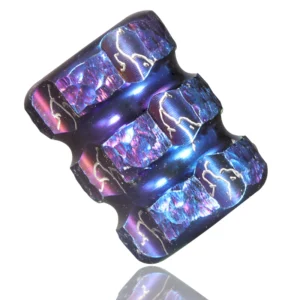 1PC EDC Outdoor Pocket Tool Titanium Alloy Knife Bead Paracord Bead Outdoor Camouflage Hand-Carved Bracelet Bead
