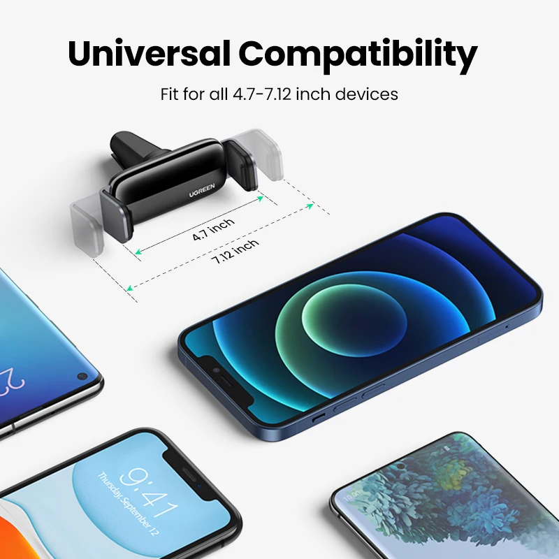 UGREEN Car Phone Holder Stand For Mobile Phone Air Vent Phone Stand for Xiaomi Samsung iPhone 16 15 Telephone Car Holder Stand - الصورة 6