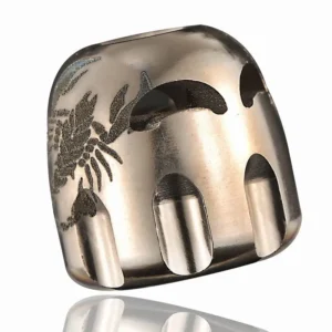 1PC Titanium game A model knife beads EDC pocket tool DIY Paracord beads folding knife hanging beads bracelet beads