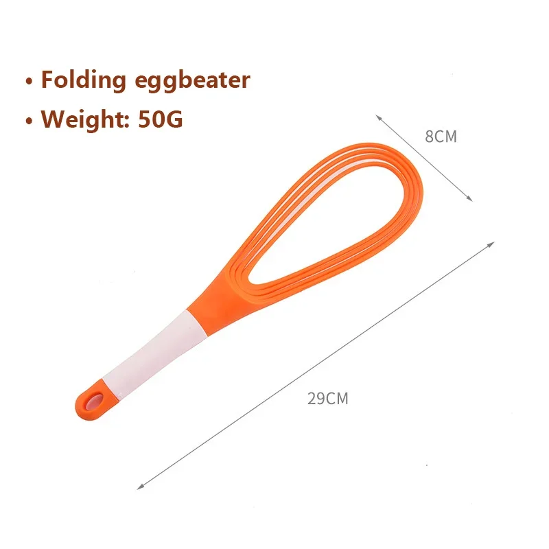 1 Pcs Foldable Whisk Mini Egg Rotary Egg Mixer Manual Beater Egg Kitchen Accessories Cooking Baking Tools Cocina Cake Tools - Image 6