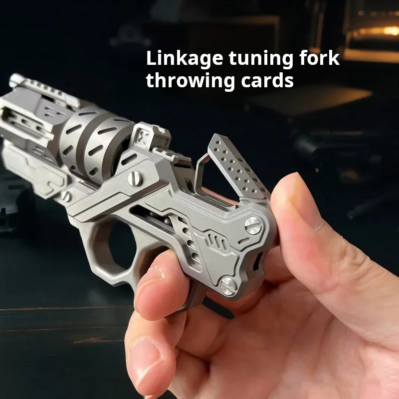 1PC Killing Three Thousand Linkage Gyroscope Composite Alloy Fingertip EDC Stress Relief Black Tech Trendy Toy