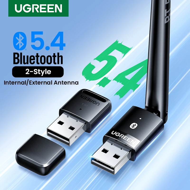 UGREEN USB Bluetooth 6.0 5.4 Dongle Adapter for PC Speaker Wireless Mouse Keyboard Music Audio Receiver Transmitter Bluetooth
