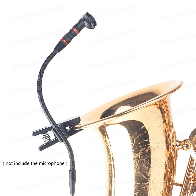 Instrument Condenser Microphone Universal Stand Clamp For Saxophone Violin Clarinet Bass Cello Piano Compatible For DPA 4099 Mic - الصورة 3