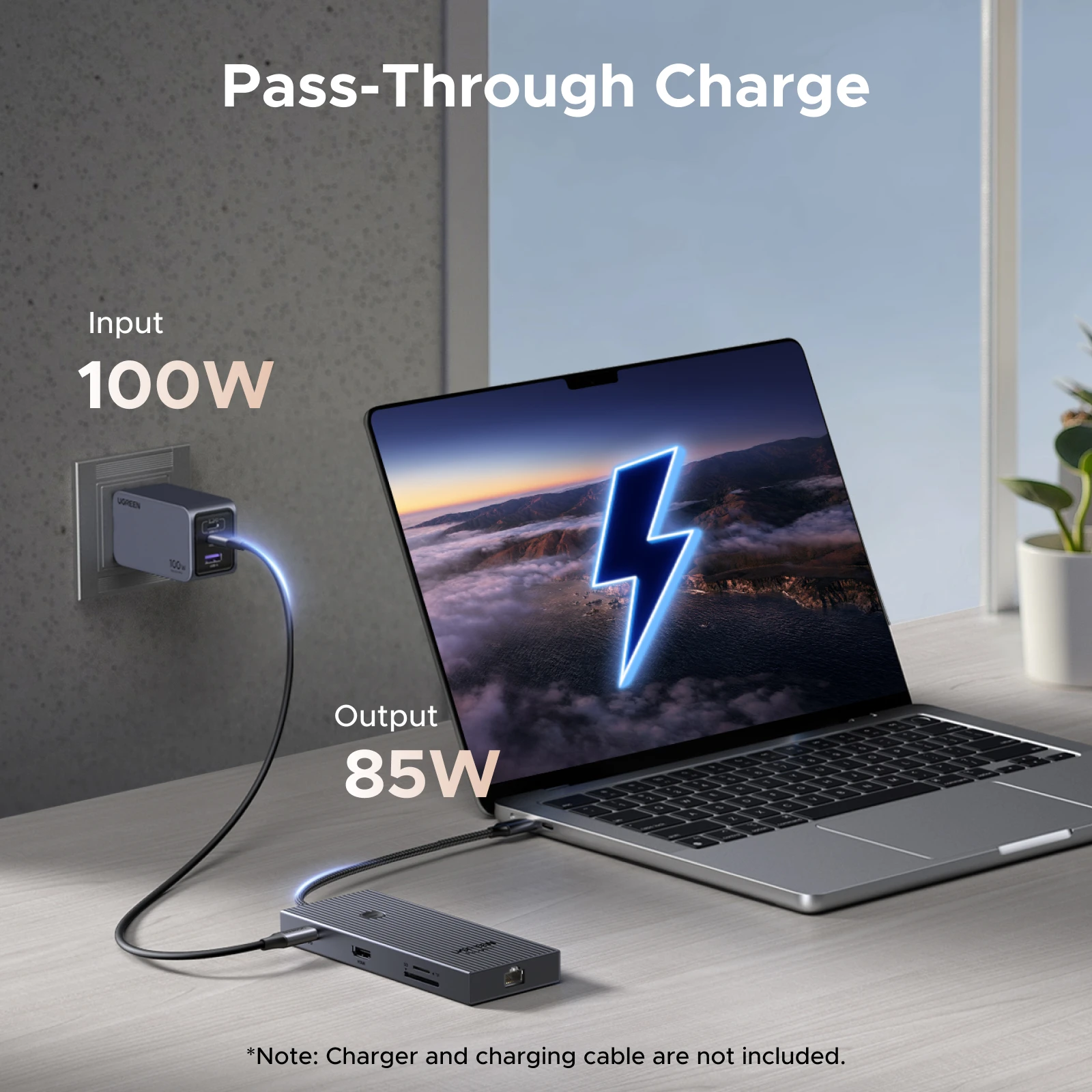 UGREEN USB HUB 9-in-1 4K60Hz HDMI PD100W RJ45 SD/TF USB3.2 Gen2 10Gbps for Laptop Accessories Dell MacBook HP Splitter Docking - الصورة 5