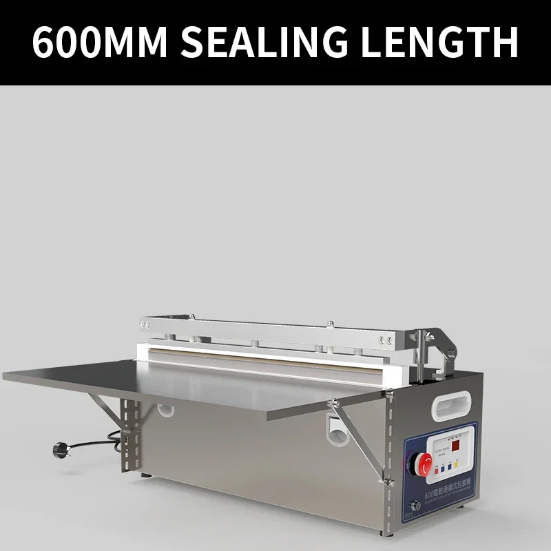 Electric Sealing Machine Pedal Packaging 450/600 Automatic Continuous Plastic Film Aluminum Foil Bag Plastic Commercial Sealer - Image 5