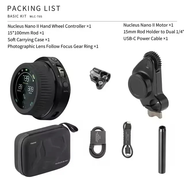 TILTA Nucleus Nano ii Nucleus-N 2.0 WLC-T05 Wireless Follow Focus Lens Control System Compatible for RS and Nucleus-M¿Motor - الصورة 6