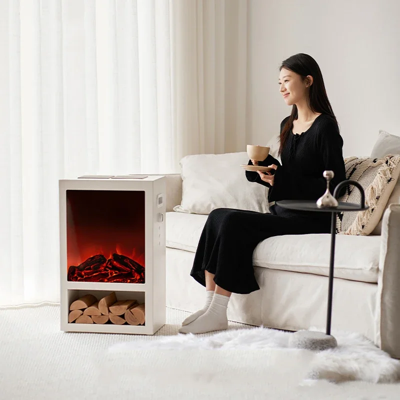 Electric Heater, Household Energy-saving Simulated Flame Electric Heater, Office Fireplace Heating, 20-40㎡ Indoor Heating - Image 2