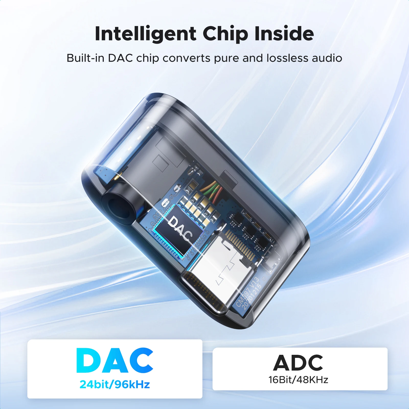 UGREEN USB C to AUX Cable Adapter Type C 3.5mm AUX Earphone Converter DAC Chip PD QC Charging For Huawei iPad Pro Samsung Pixel - الصورة 4