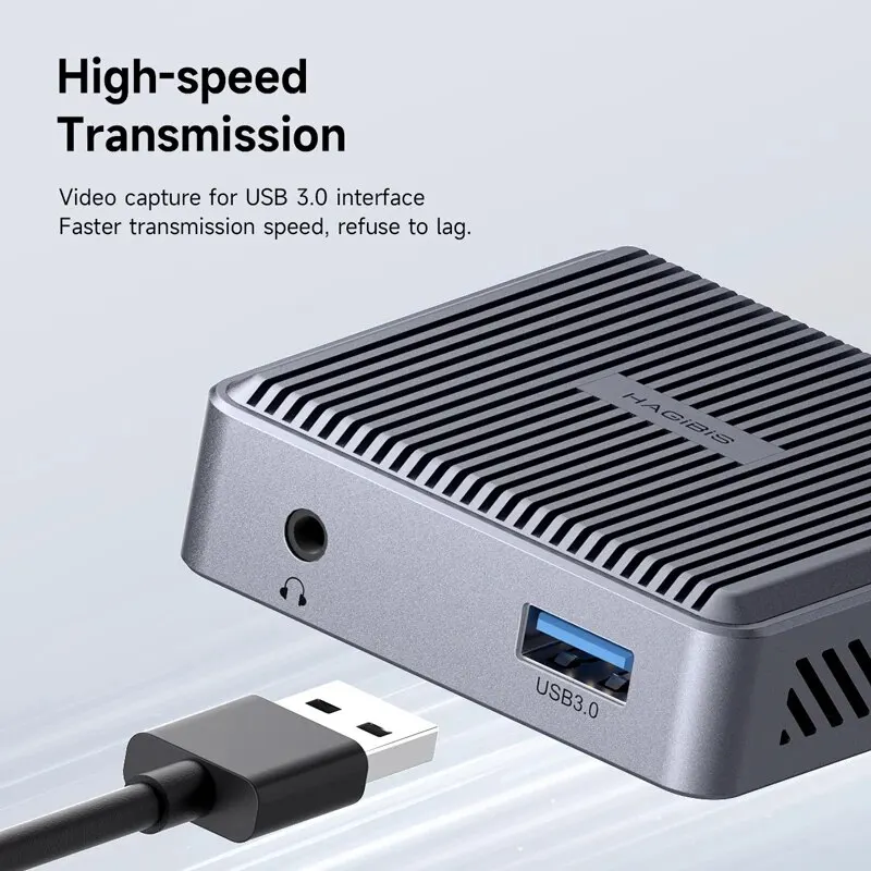 Hagibis 4K HDMI-Compatible Video Capture Card Loop Out for Game Recording Live Streaming 1080P Grabber MS2131 for PS4/5 Switch - Image 3