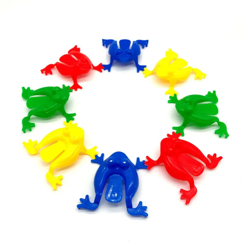 10/20Pcs Jumping Frog Bounce Fidget Toys For Kids Novelty Assorted Stress Reliever Toys For Children Birthday Gift Party Favor - Image 2
