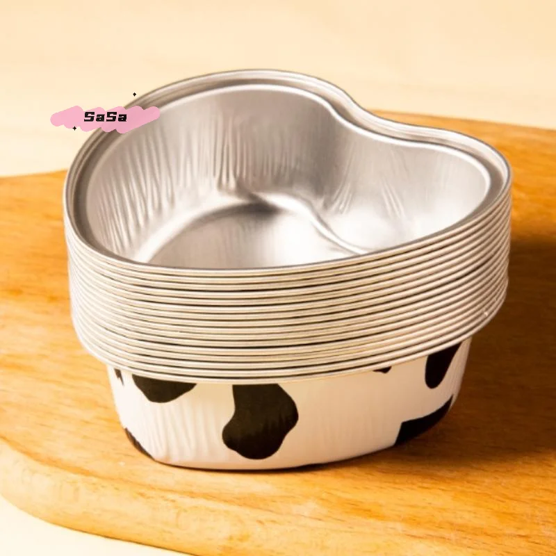 Mini Non-Stick Cake Cup Aluminum Foil Cupcake Wrappers Baking Cups Cases Muffin Boxes for Pudding Dessert Kitchen Tools - الصورة 4