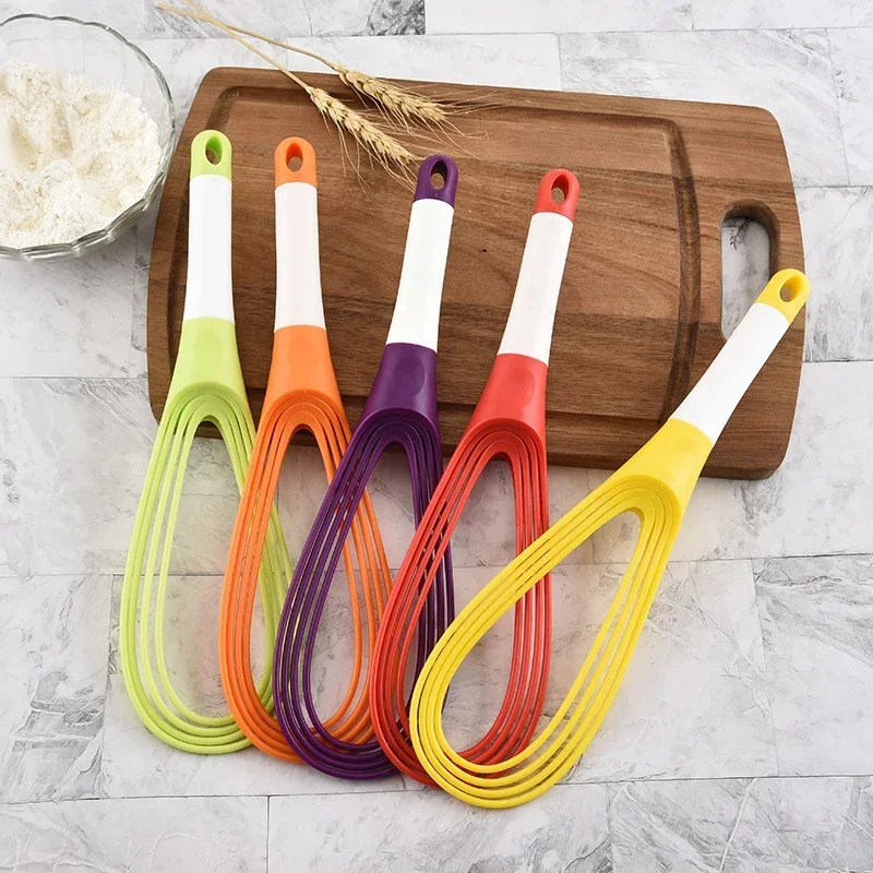 1 Pcs Foldable Whisk Mini Egg Rotary Egg Mixer Manual Beater Egg Kitchen Accessories Cooking Baking Tools Cocina Cake Tools - Image 3